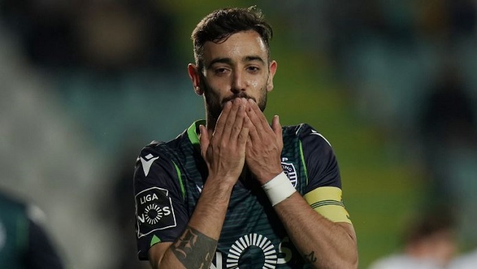 sporting lisbona bacio bruno fernandes