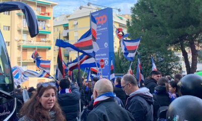 tifosi ac hotel scooterata sampdoria sassuolo
