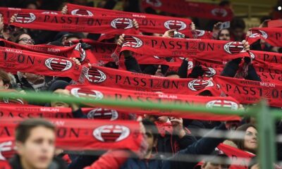 tifosi milan sciarpata