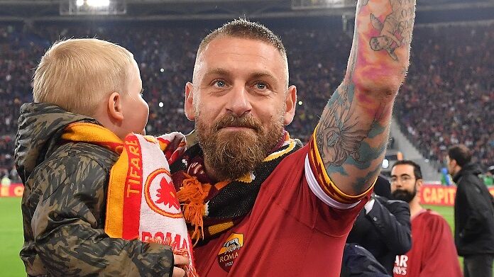 Roma-Parma serie A de rossi