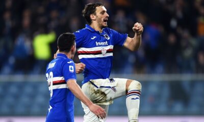 gabbiadini sampdoria napoli gol esultanza