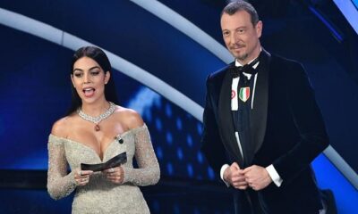 georgina rodriguez amadeus sanremo