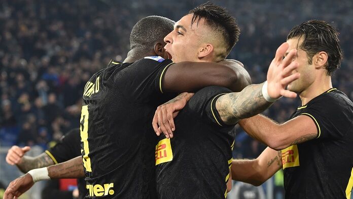 Lazio-Inter serie A lukaku inter lautaro martinez
