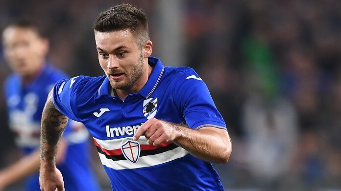 Sampdoria-Napoli serie A linetty sampdoria