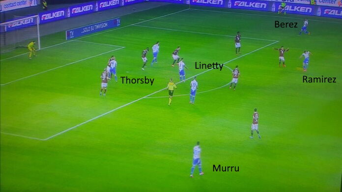 torino-sampdoria linetty thorsby (mezzali riempiono) sampdoria thorsby linetty