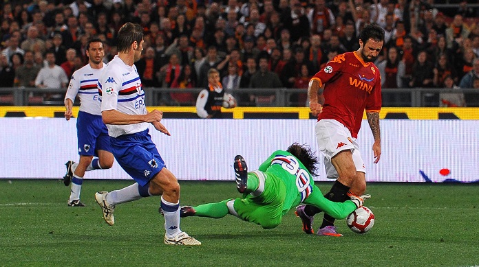 vucinic roma sampdoria