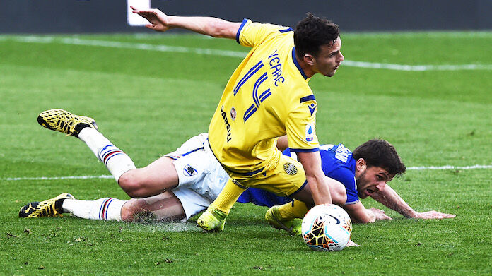 verre-bereszynski-sampdoria-verona verre verona sampdoria
