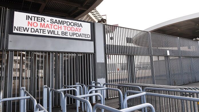 Inter-Sampdoria serie A serie a porte chiuse