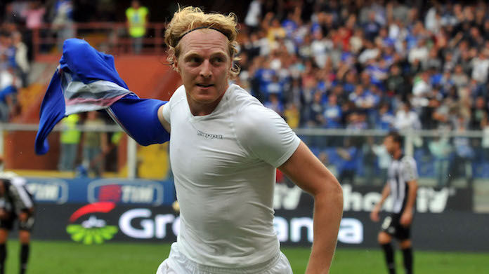 Sampdoria-Siena serie A Padalino Cassano Sampdoria