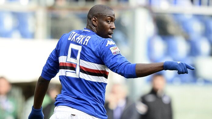 Sampdoria-Sassuolo serie A okaka sampdoria