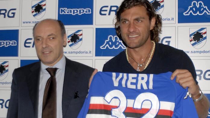Christian Vieri Giuseppe Marotta Vieri Sampdoria