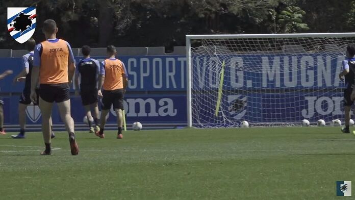 allenamento-sampdoria-bogliasco-partitella allenamento sampdoria bogliasco