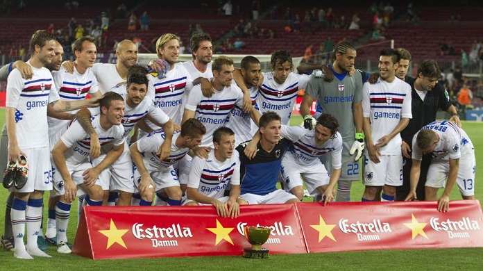 trofeo gamper sampdoria barcellona