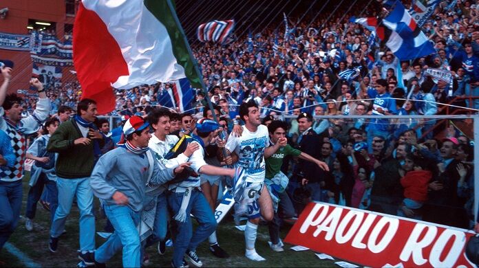 archivio Storico Image Sport pagliuca festa scudetto sampdoria lecce