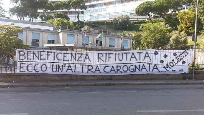 san martino striscione sampdoria