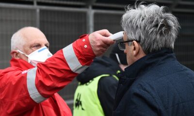 controllo temperatura coronavirus croce rossa termoscanner