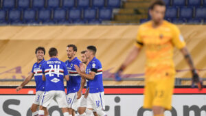 Roma Sampdoria, le immagini dallo spogliatoio blucerchiato – FOTO