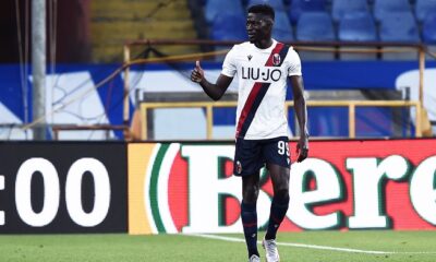 esultanza gol barrow sampdoria bologna