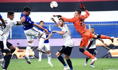 gol bonazzoli sampdoria bologna skorupski