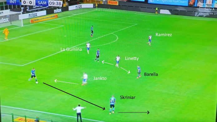 inter-sampdoria (pressing gol) sampdoria ranieri