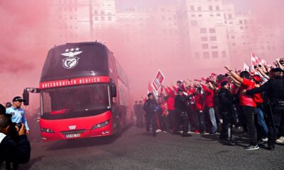 pullman benfica assalto tifosi