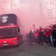 pullman benfica assalto tifosi