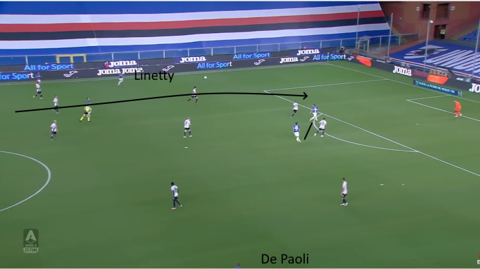 sampdoria distanz alunga