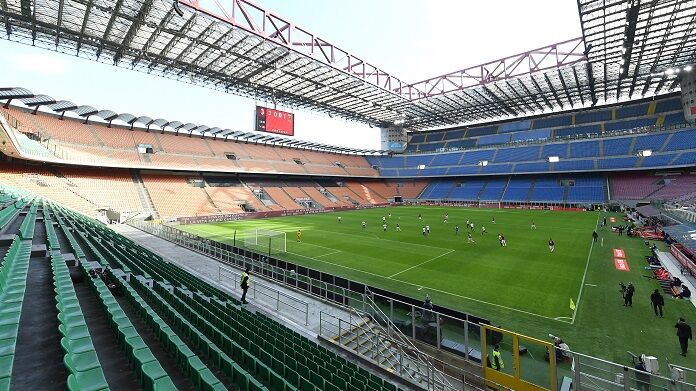 Milan-Genoa serie A san siro stadio vuoto