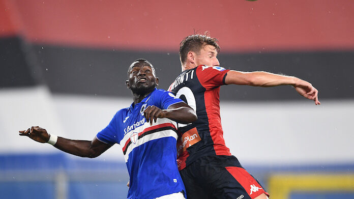 Sampdoria-Genoa serie A Colley Sampdoria