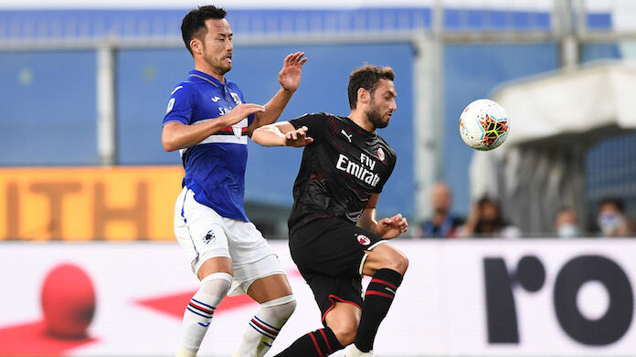 Sampdoria-Milan serie A sampdoria milan