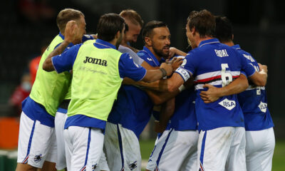 sampdoria bonazzoli esultanza