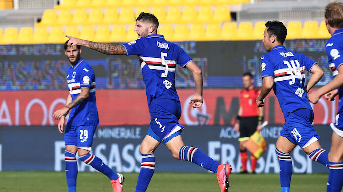 . esultanza chabot parma sampdoria