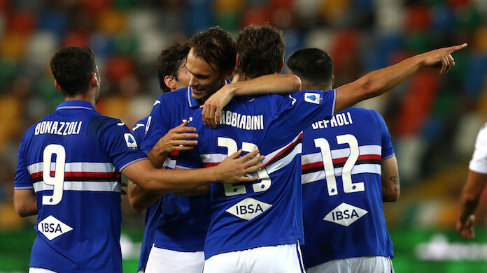 Udinese-Sampdoia serie A diretta sampdoria cagliari