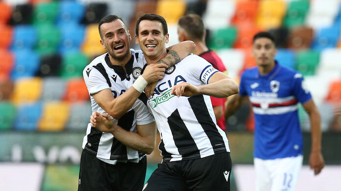 Udinese-Sampdoia serie A