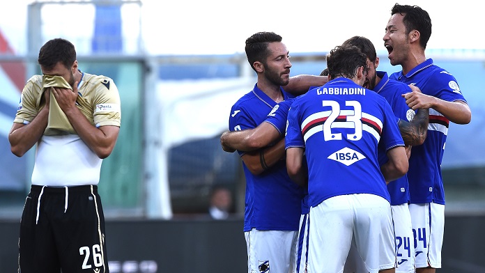 sampdoria spal gol linetty