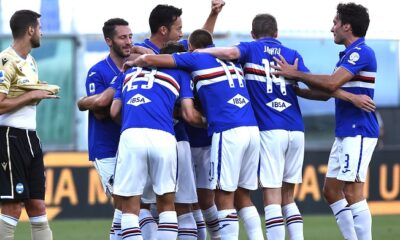 esultanza gol linetty sampdoria spal