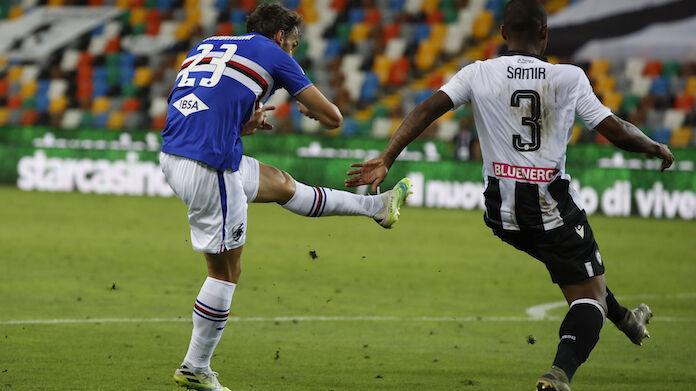 Udinese-Sampdoia serie A