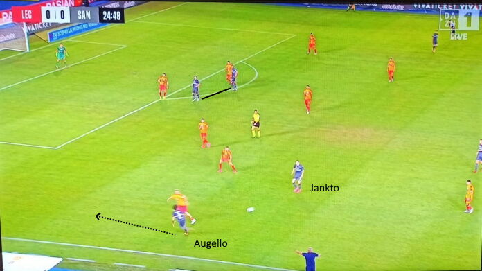 lecce-samp (jankto augello9 sampdoria jankto augello