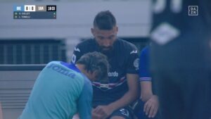 Infortunio Tonelli: le condizioni del difensore della Sampdoria