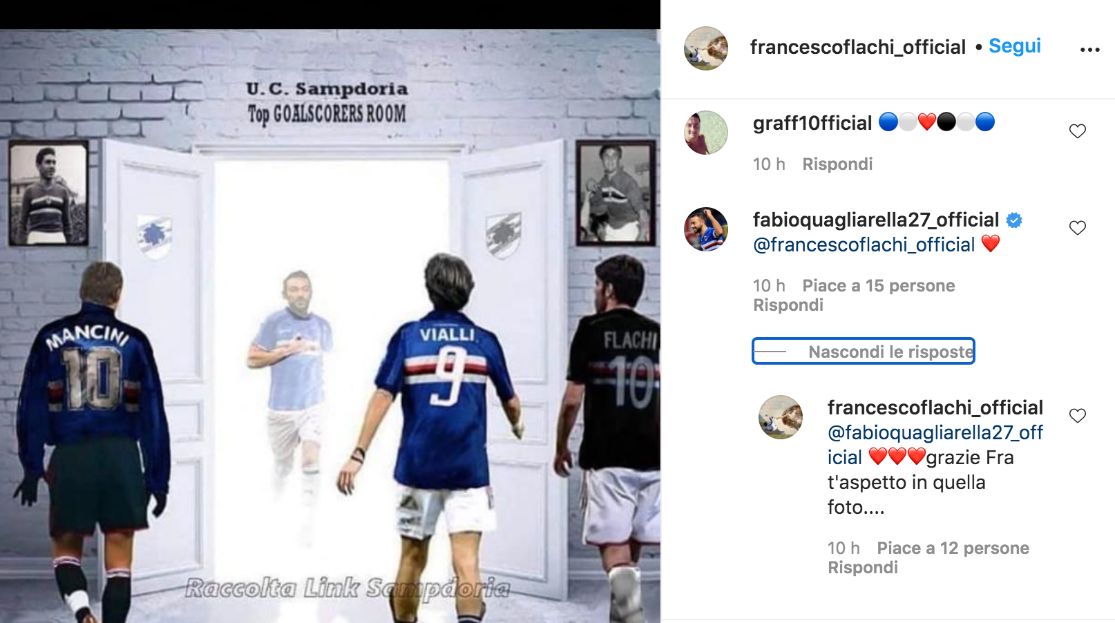 Instagram Flachi Quagliarella