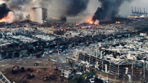 Strage Beirut: la preghiera di Bonazzoli – FOTO