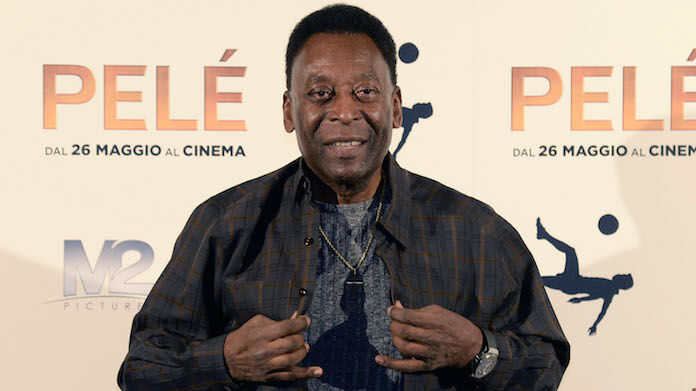 photocall film 'Pele' pelé