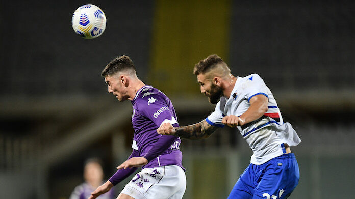 Fiorentina-Sampdoria serie A tonelli sampdoria