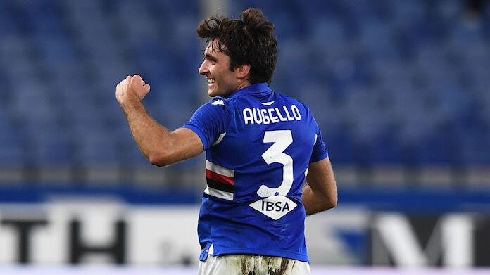 Sampdoria-Lazio serie A augello sampdoria