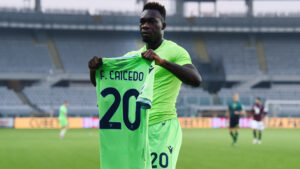 Lazio, Caicedo: «I miei gol da infarto». Vittima anche la Sampdoria