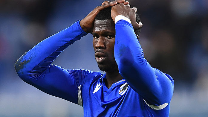 KeitaSampdoriaPreoccupato keita sampdoria