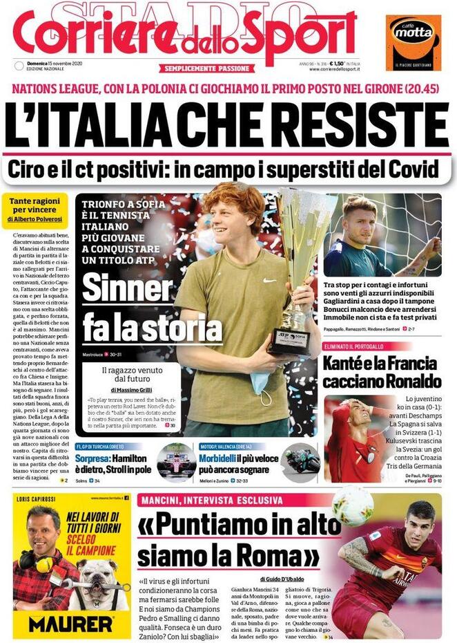 corriere dello sport 2020 11 15 5fb06d1dd35d6