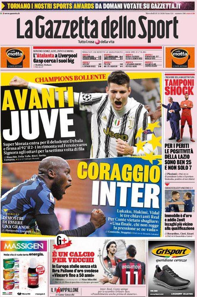 la gazzetta dello sport 2020 11 25 5fbd9d03bdc7a