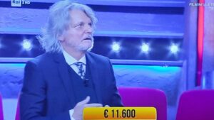Ferrero torna in tv… e vince 11mila euro a Soliti Ignoti