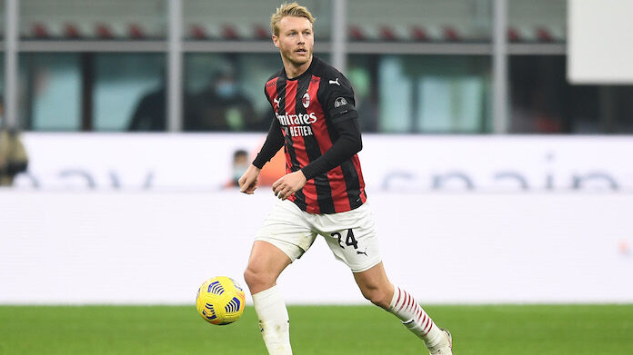 Milan-Fiorentina serie A kjaer milan